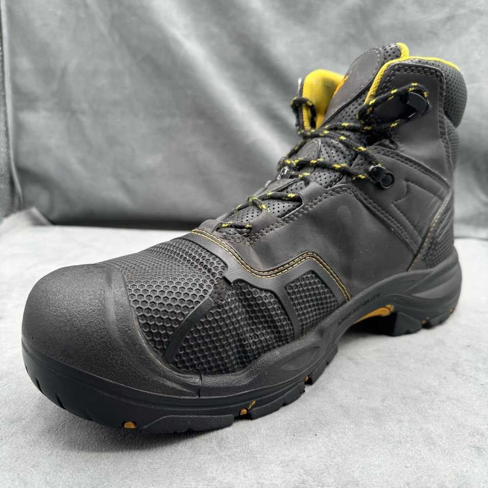 KEEN Utility Logandale 6” WP Men’s 13D Raven Black Soft‎ Toe Work Boots - Picture 4 of 16